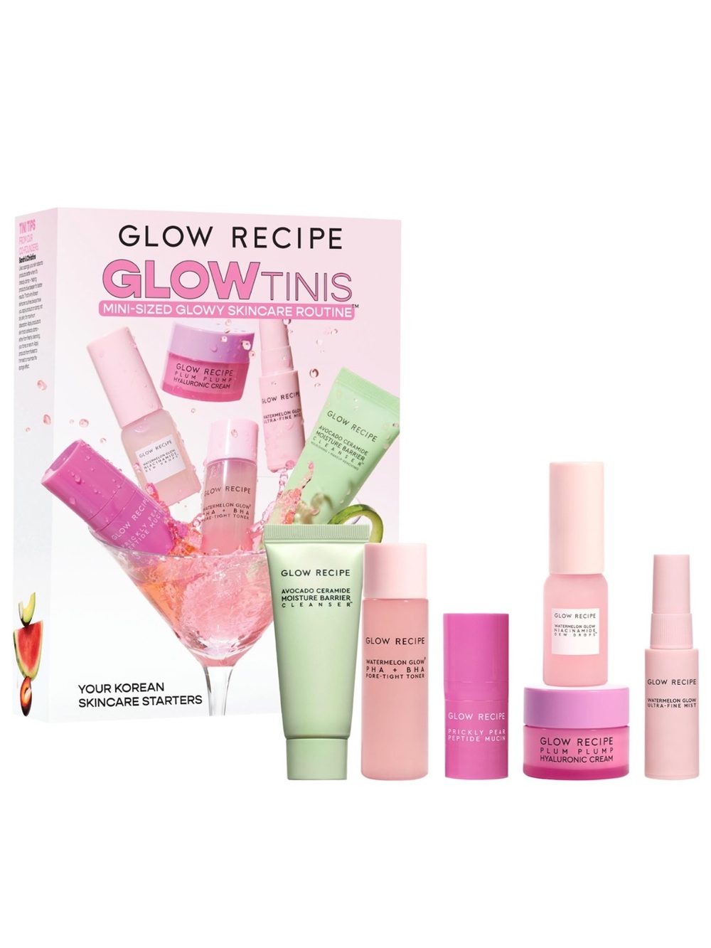 GLOW RECIPE Glowtinis Mini Skincare Set